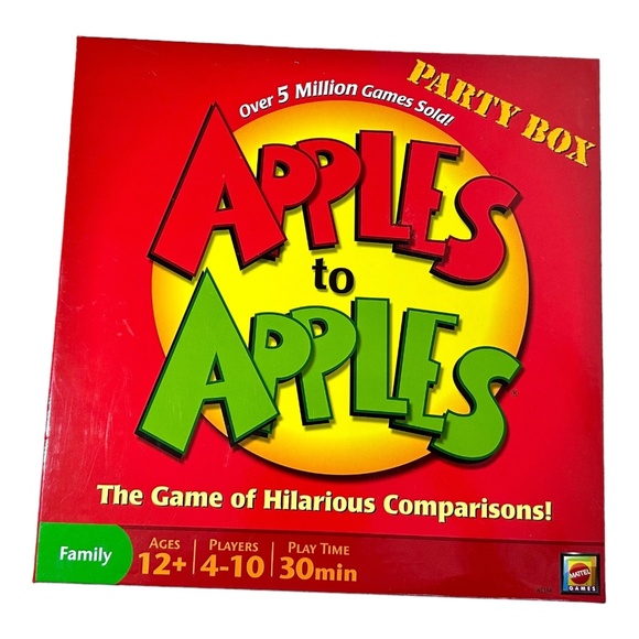 Mattel Games Apples to Apples Party Box Card Game - Picture 1 of 6